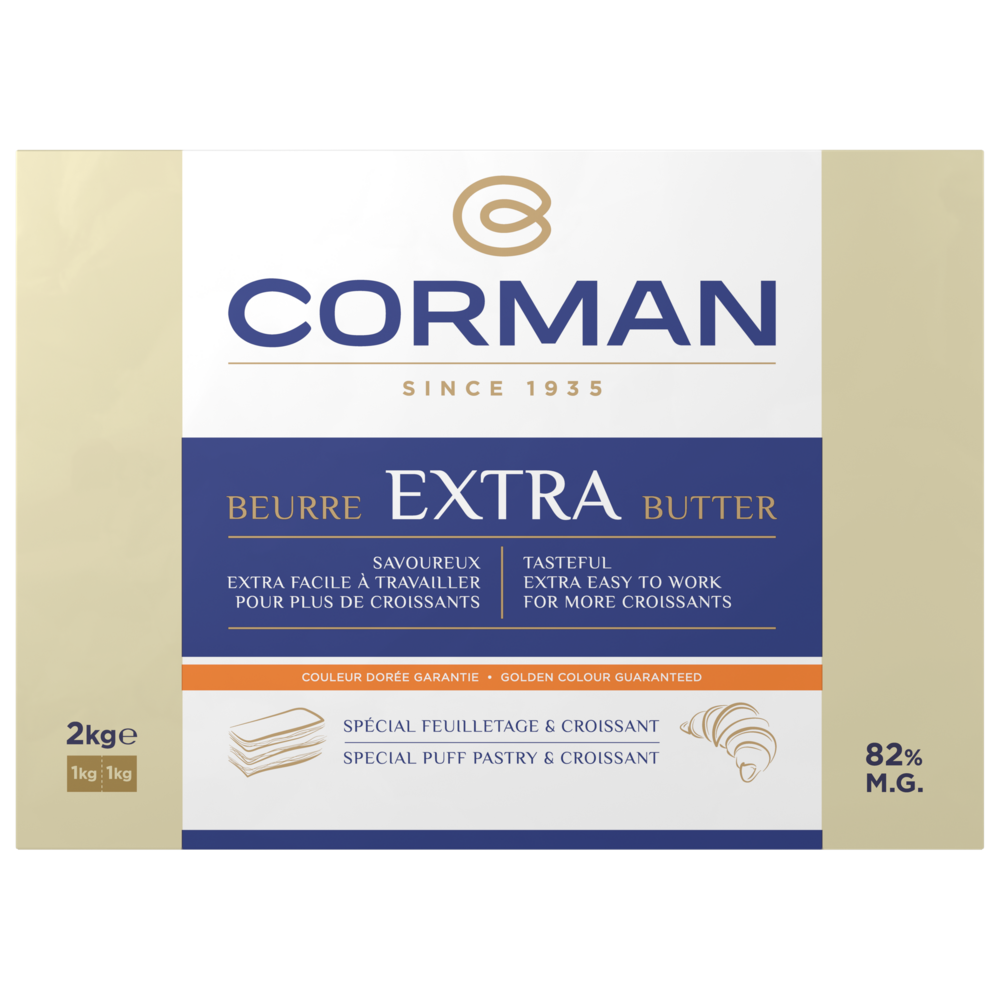 Professional Butter For Puff Pastry Corman