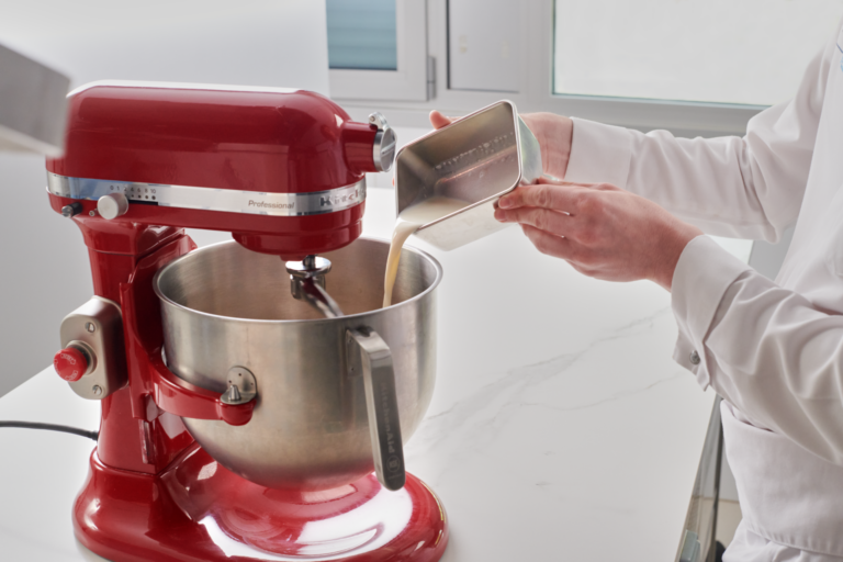 Ingredienti pasta brioche in planetaria
