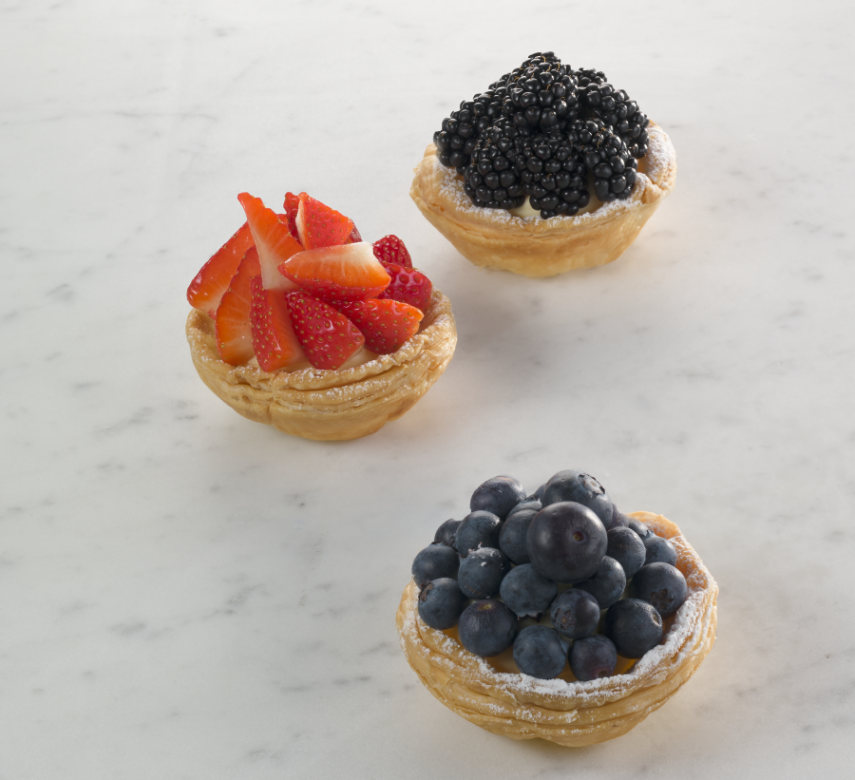 tartellette sfogliate alla frutta